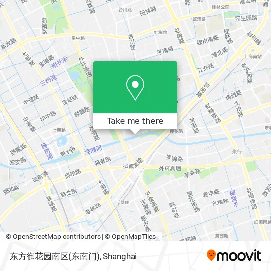 东方御花园南区(东南门) map