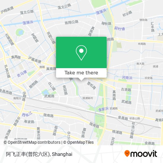 阿飞正串(普陀六区) map