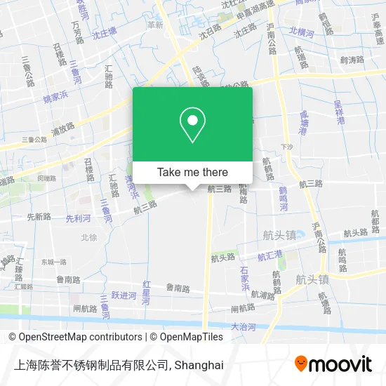 上海陈誉不锈钢制品有限公司 map
