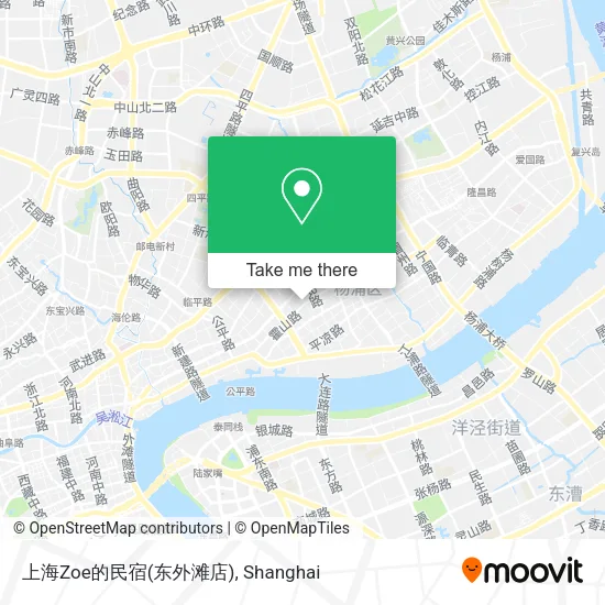 上海Zoe的民宿(东外滩店) map