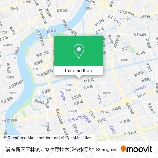 浦东新区三林镇计划生育技术服务指导站 map
