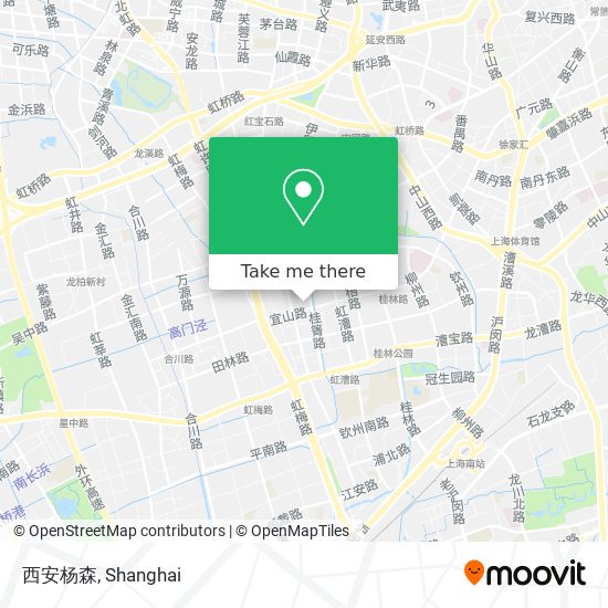 西安杨森 map