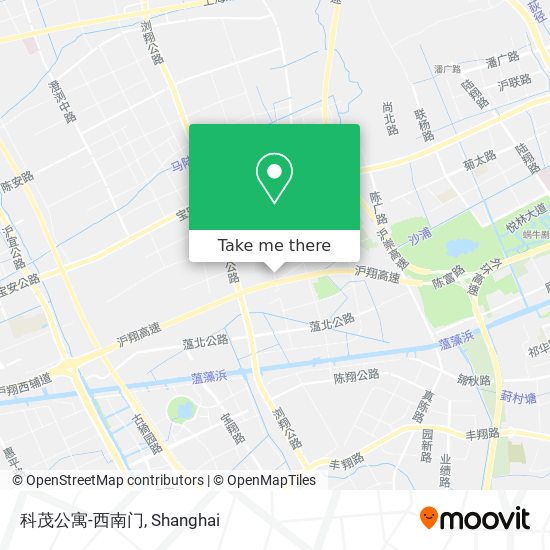 科茂公寓-西南门 map