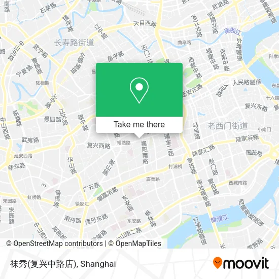 袜秀(复兴中路店) map