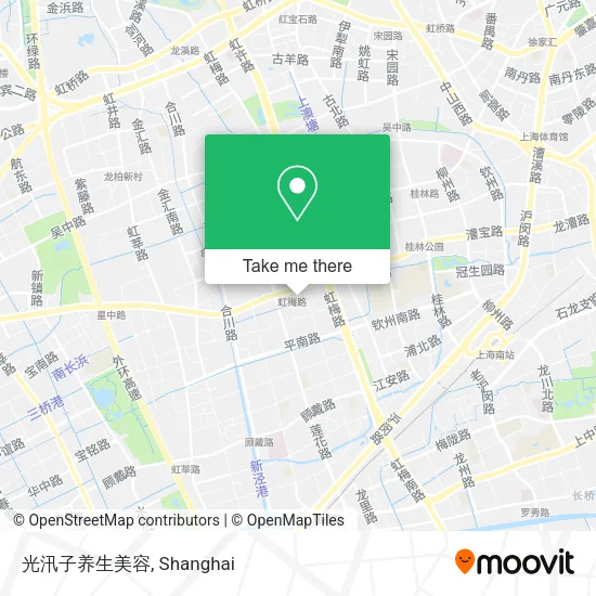 光汛子养生美容 map