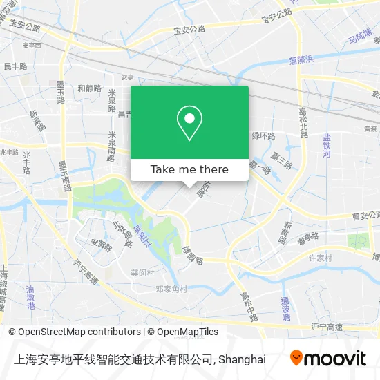 上海安亭地平线智能交通技术有限公司 map