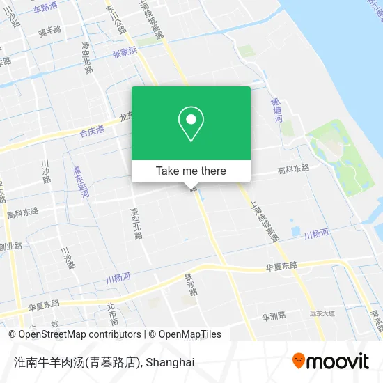 淮南牛羊肉汤(青暮路店) map