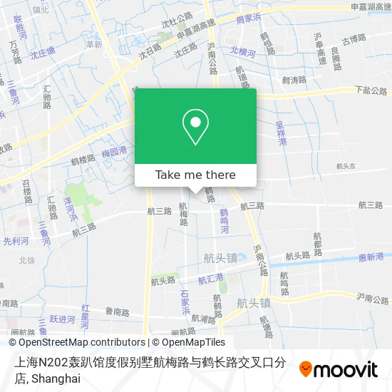 上海N202轰趴馆度假别墅航梅路与鹤长路交叉口分店 map