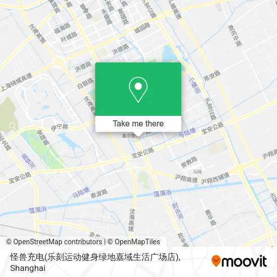 怪兽充电(乐刻运动健身绿地嘉域生活广场店) map