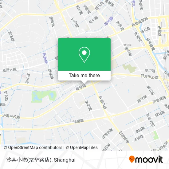 沙县小吃(京华路店) map