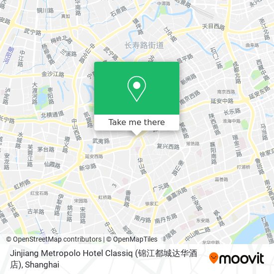 Jinjiang Metropolo Hotel Classiq (锦江都城达华酒店) map