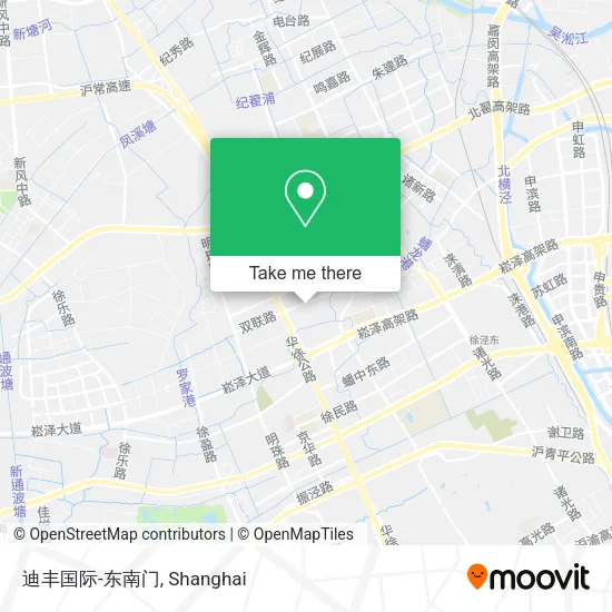 迪丰国际-东南门 map