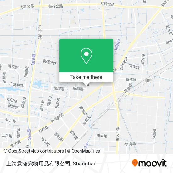 上海意潇宠物用品有限公司 map