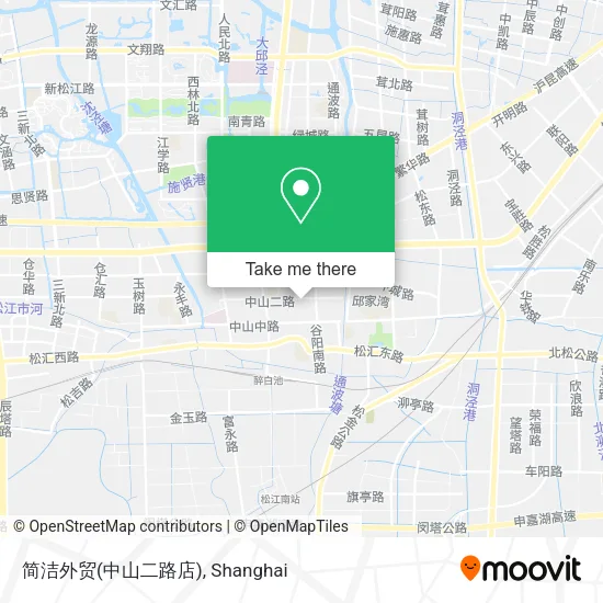 简洁外贸(中山二路店) map