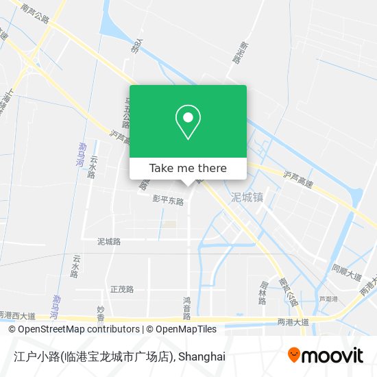 江户小路(临港宝龙城市广场店) map