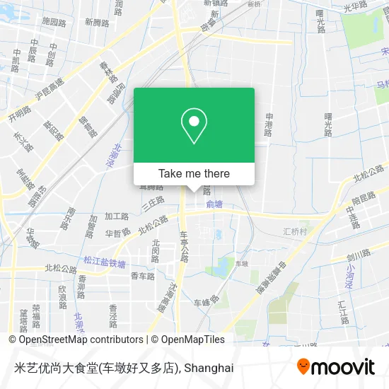 米艺优尚大食堂(车墩好又多店) map
