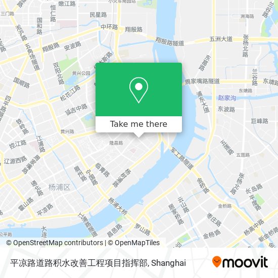 平凉路道路积水改善工程项目指挥部 map