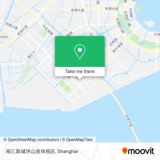 南汇新城洋山港保税区 map
