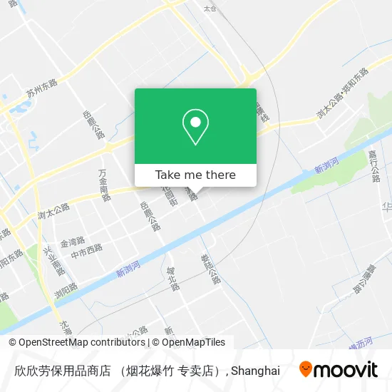 欣欣劳保用品商店  （烟花爆竹 专卖店） map