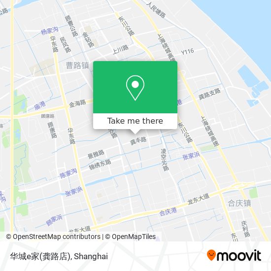 华城e家(龚路店) map