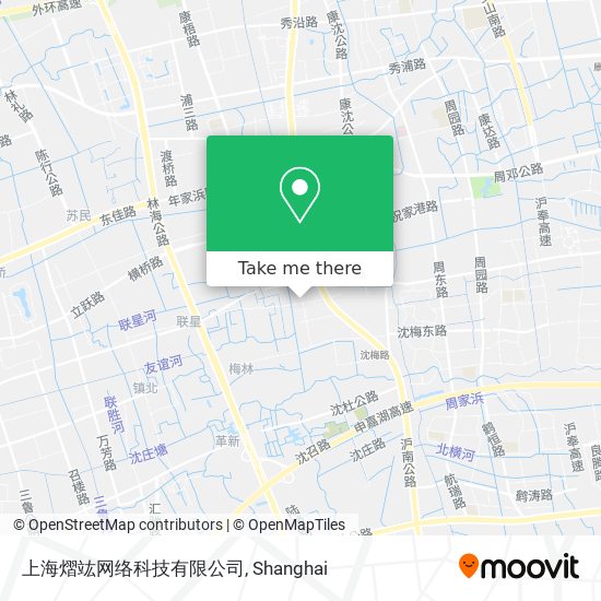 上海熠竑网络科技有限公司 map