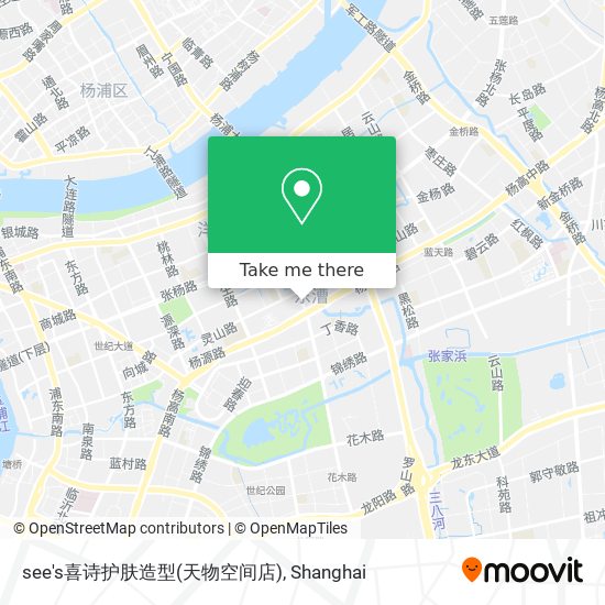 see's喜诗护肤造型(天物空间店) map