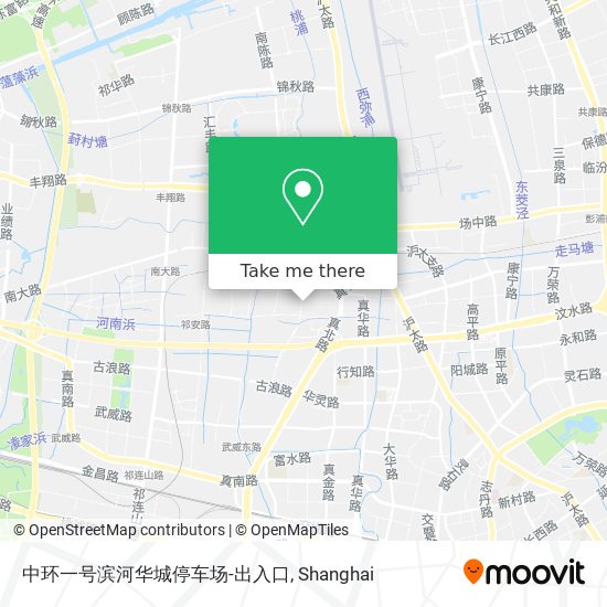 中环一号滨河华城停车场-出入口 map