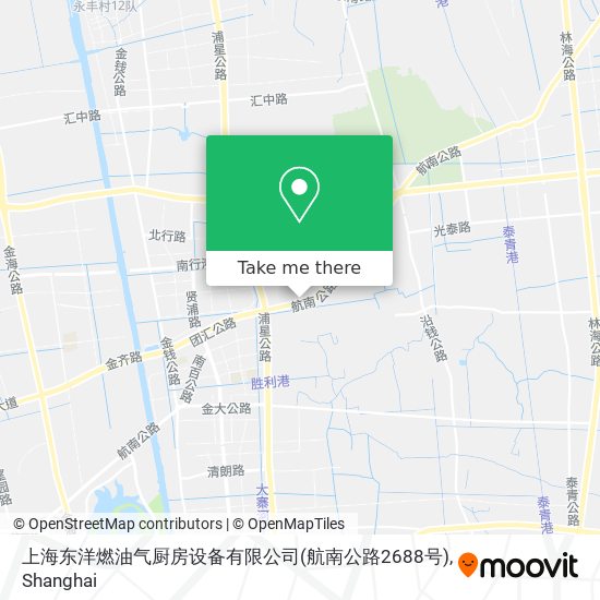 上海东洋燃油气厨房设备有限公司(航南公路2688号) map