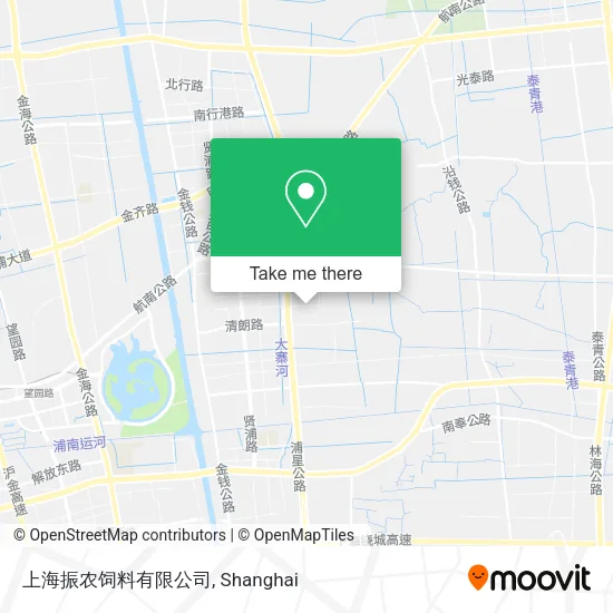上海振农饲料有限公司 map