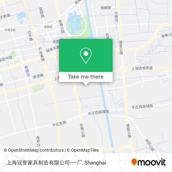 上海冠誉家具制造有限公司-一厂 map