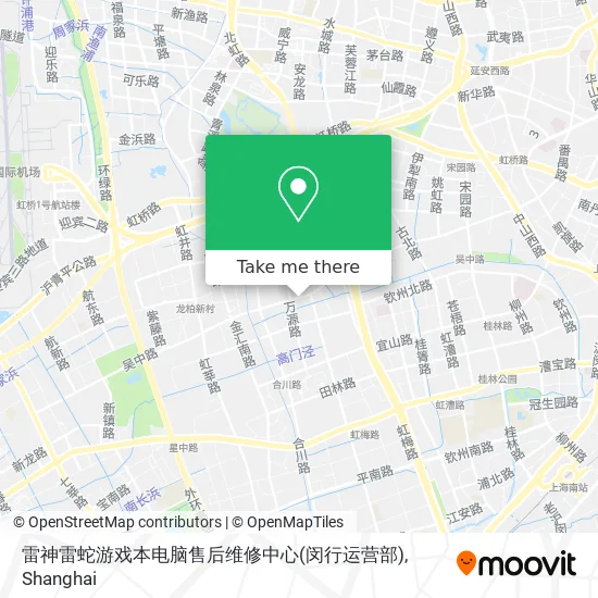 雷神雷蛇游戏本电脑售后维修中心(闵行运营部) map