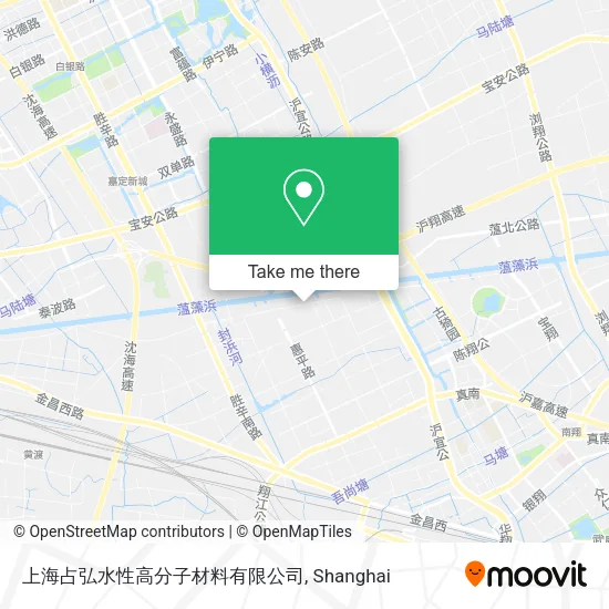 上海占弘水性高分子材料有限公司 map