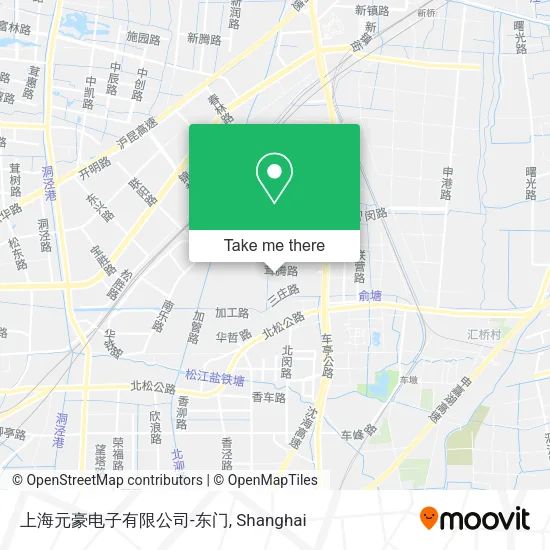 上海元豪电子有限公司-东门 map