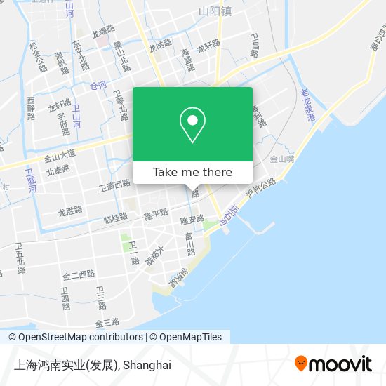 上海鸿南实业(发展) map