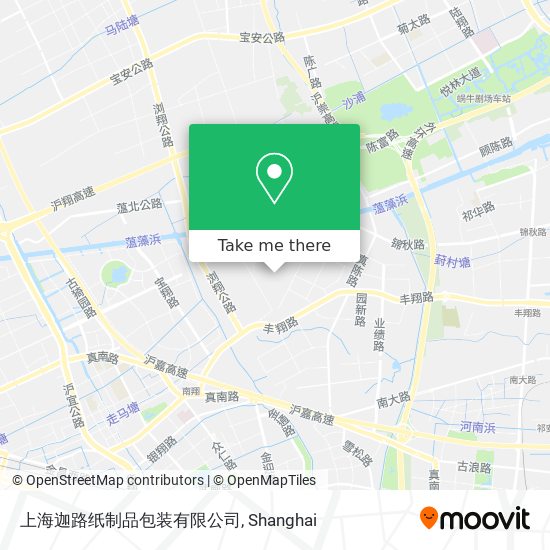 上海迦路纸制品包装有限公司 map