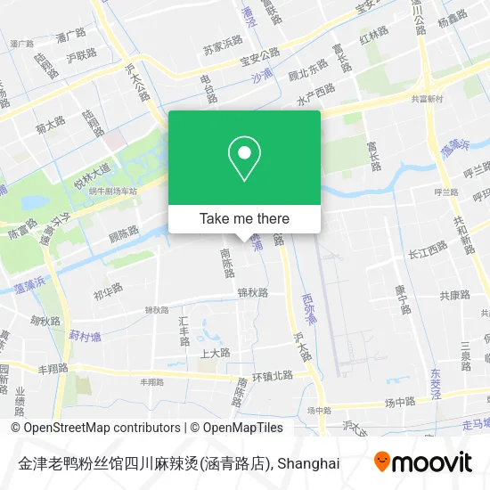金津老鸭粉丝馆四川麻辣烫(涵青路店) map