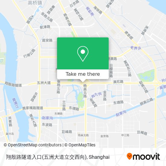 翔殷路隧道入口(五洲大道立交西向) map