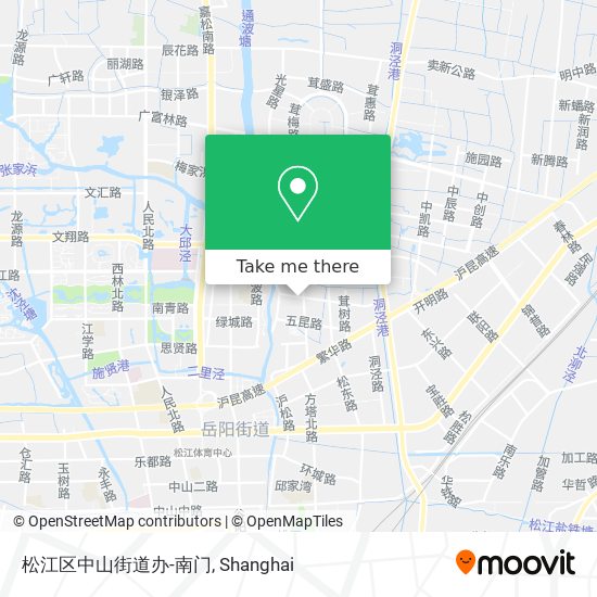 松江区中山街道办-南门 map