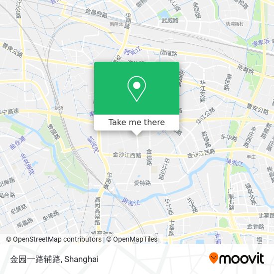 金园一路辅路 map