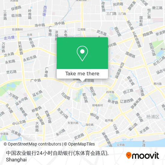 中国农业银行24小时自助银行(东体育会路店) map