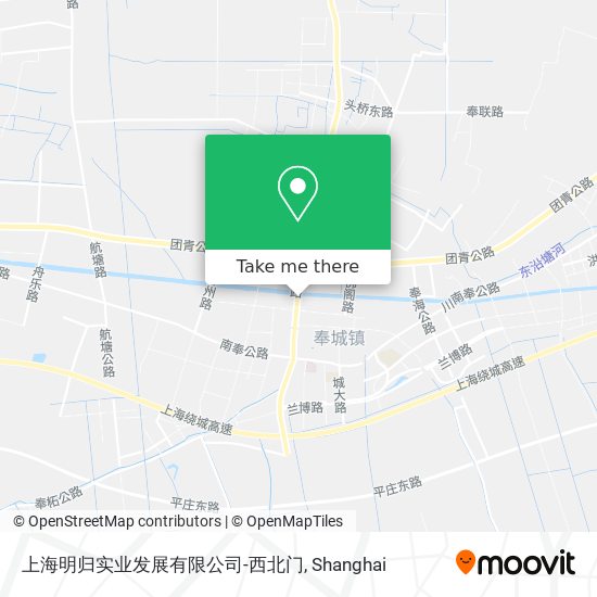 上海明归实业发展有限公司-西北门 map