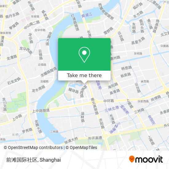 前滩国际社区 map