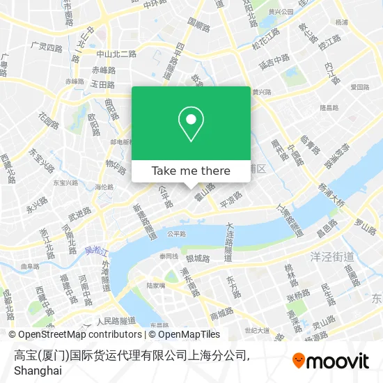 高宝(厦门)国际货运代理有限公司上海分公司 map