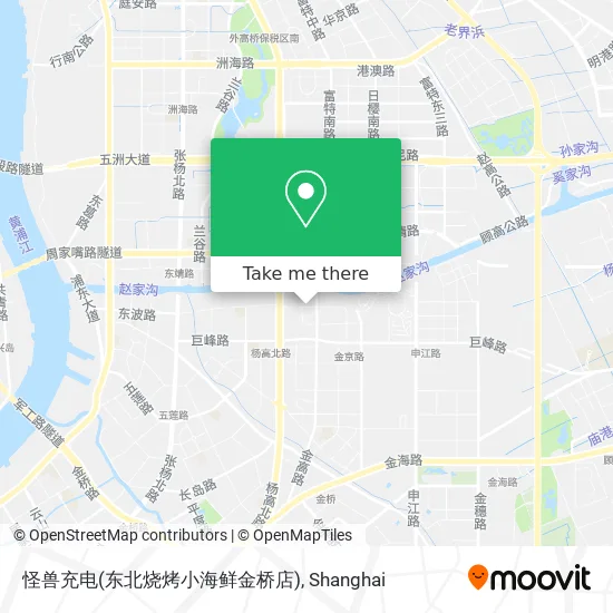 怪兽充电(东北烧烤小海鲜金桥店) map