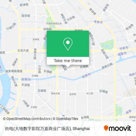 街电(大地数字影院万嘉商业广场店) map