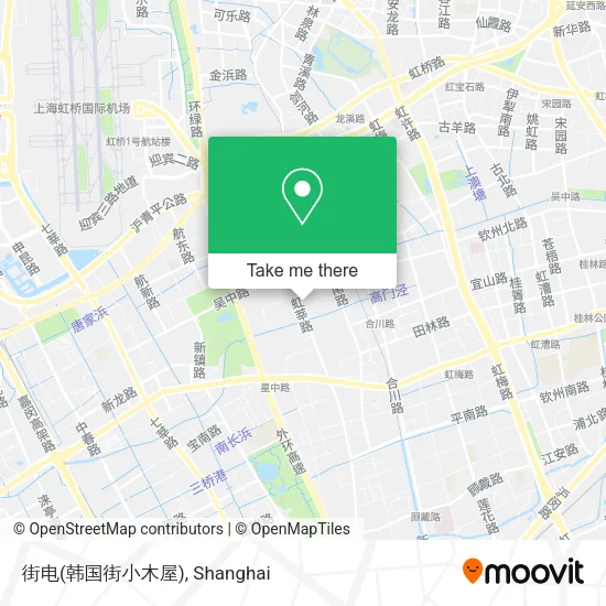 街电(韩国街小木屋) map