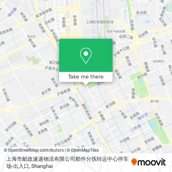 上海市邮政速递物流有限公司邮件分拣转运中心停车场-出入口 map