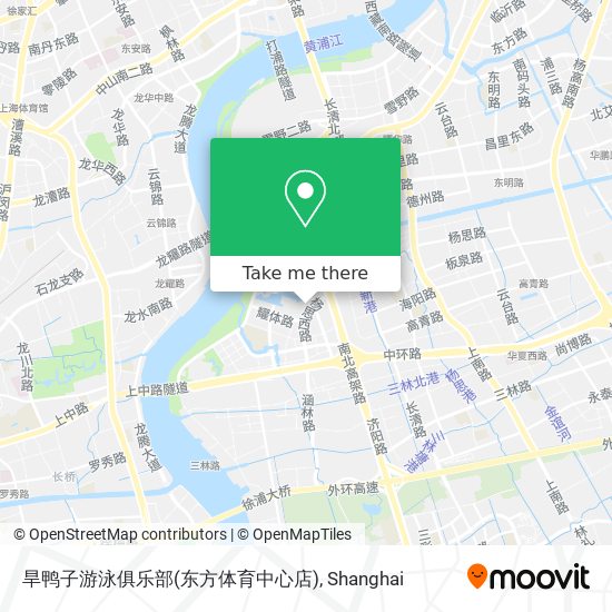 旱鸭子游泳俱乐部(东方体育中心店) map