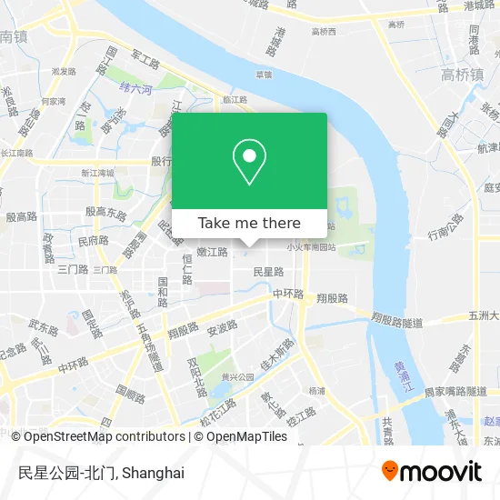 民星公园-北门 map