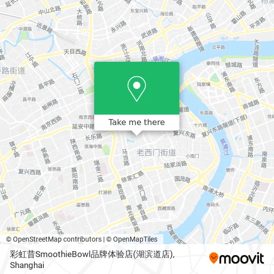 彩虹昔SmoothieBowl品牌体验店(湖滨道店) map
